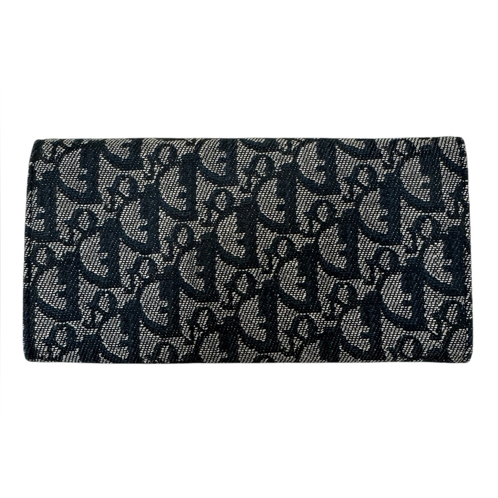 Christian Dior Vintage Trotter Canvas & Leather Wallet - Picture 2 of 10